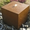 ISO9001 Corten Steel Cascade Cubic Block คุณสมบัติน้ำลอยน้ำ